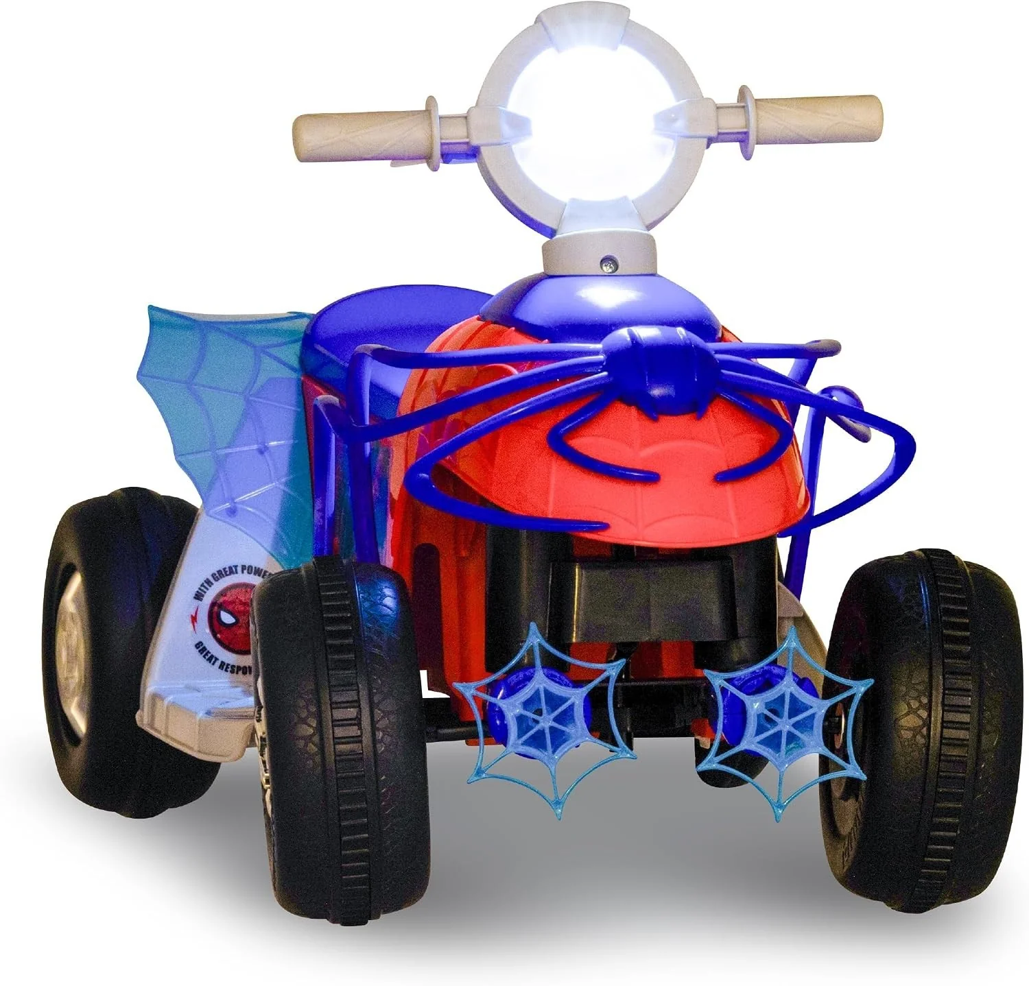 Spider-Man Toddler Electric Quad, 6V Power, 44 lbs Weight Limit - Image 9