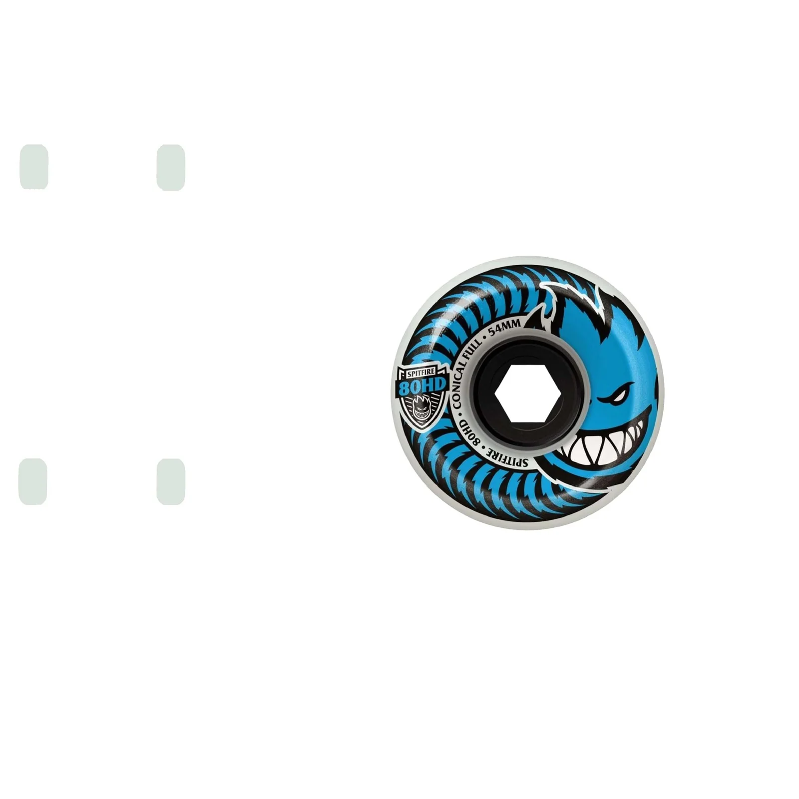 Spitfire 80HD Charger Conical Wheels - Clear Blue - Image 3