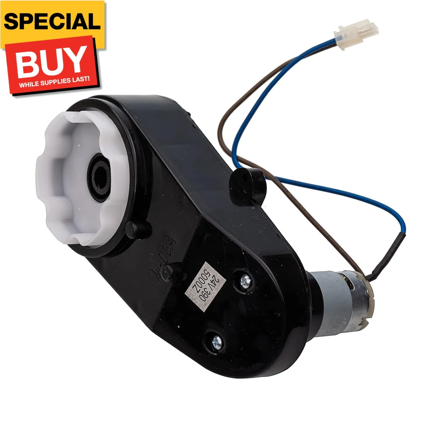 24V RS390 Motor Steering Gearbox with 0.39in Aperture and 5000 RPM - Image 9
