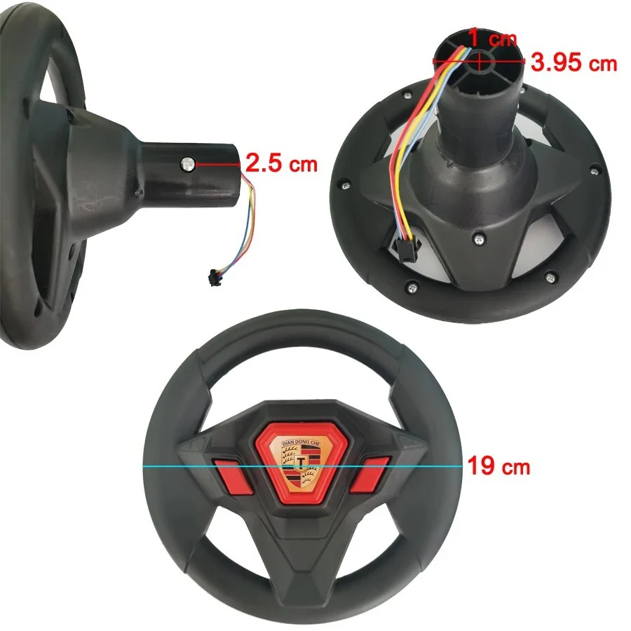 Electric Car Steering Wheel for Kids HC-8188 Karting Toy Accessory - Image 9