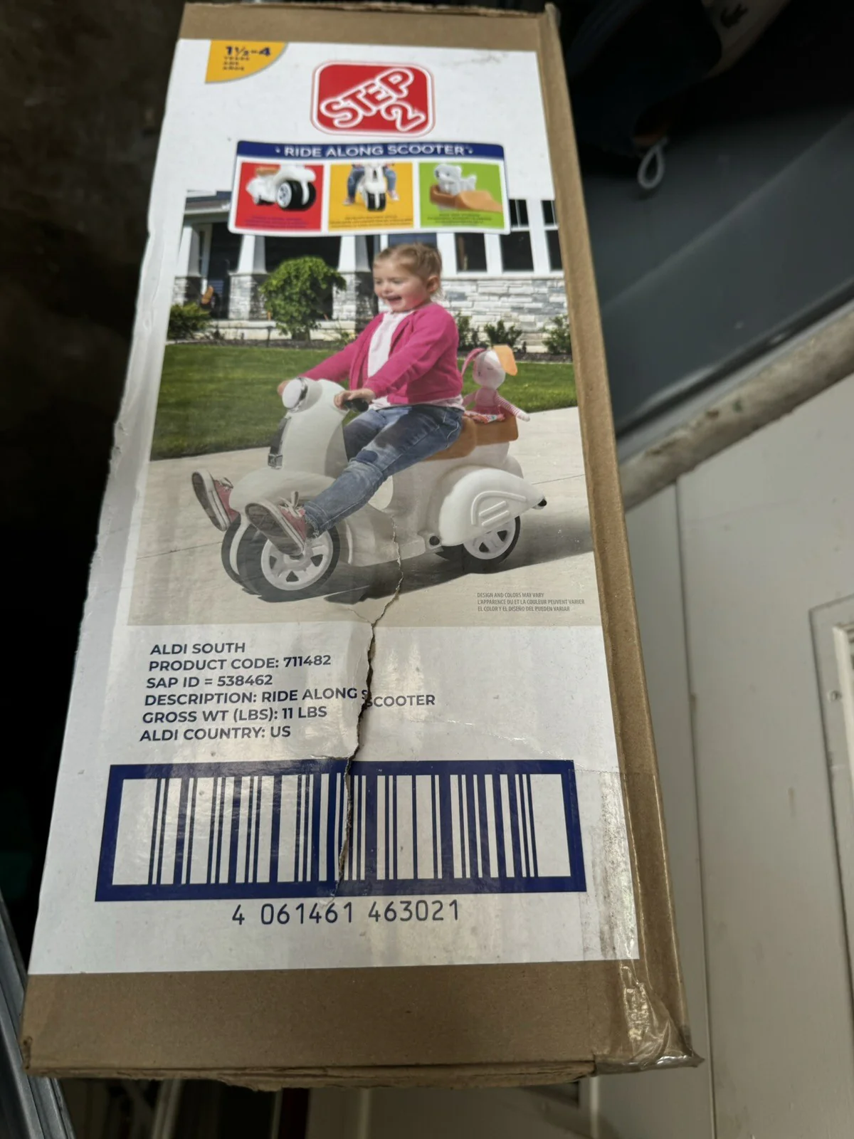 Ride-On Step2 Scooter Toy for Toddlers 1-4 Years with Foot-to-Floor Design - Image 2