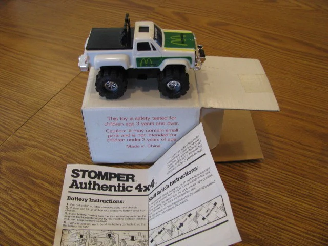 Chevrolet Chevy Stepside Pickup Stomper Toy - New in Box from McDonald's - Image 7