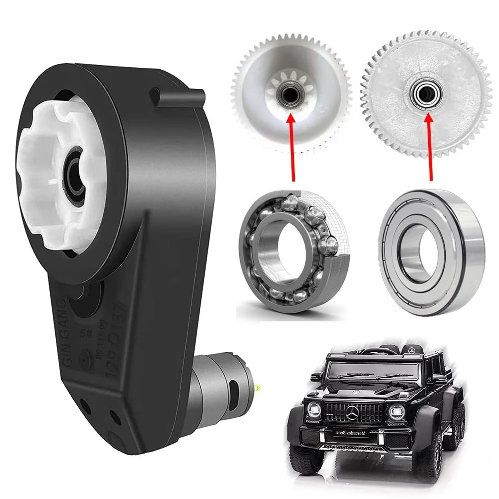 Powerful 12V 40000RPM Motor Gearbox for Improved Kids' Ride-On Toy Experience - Image 3