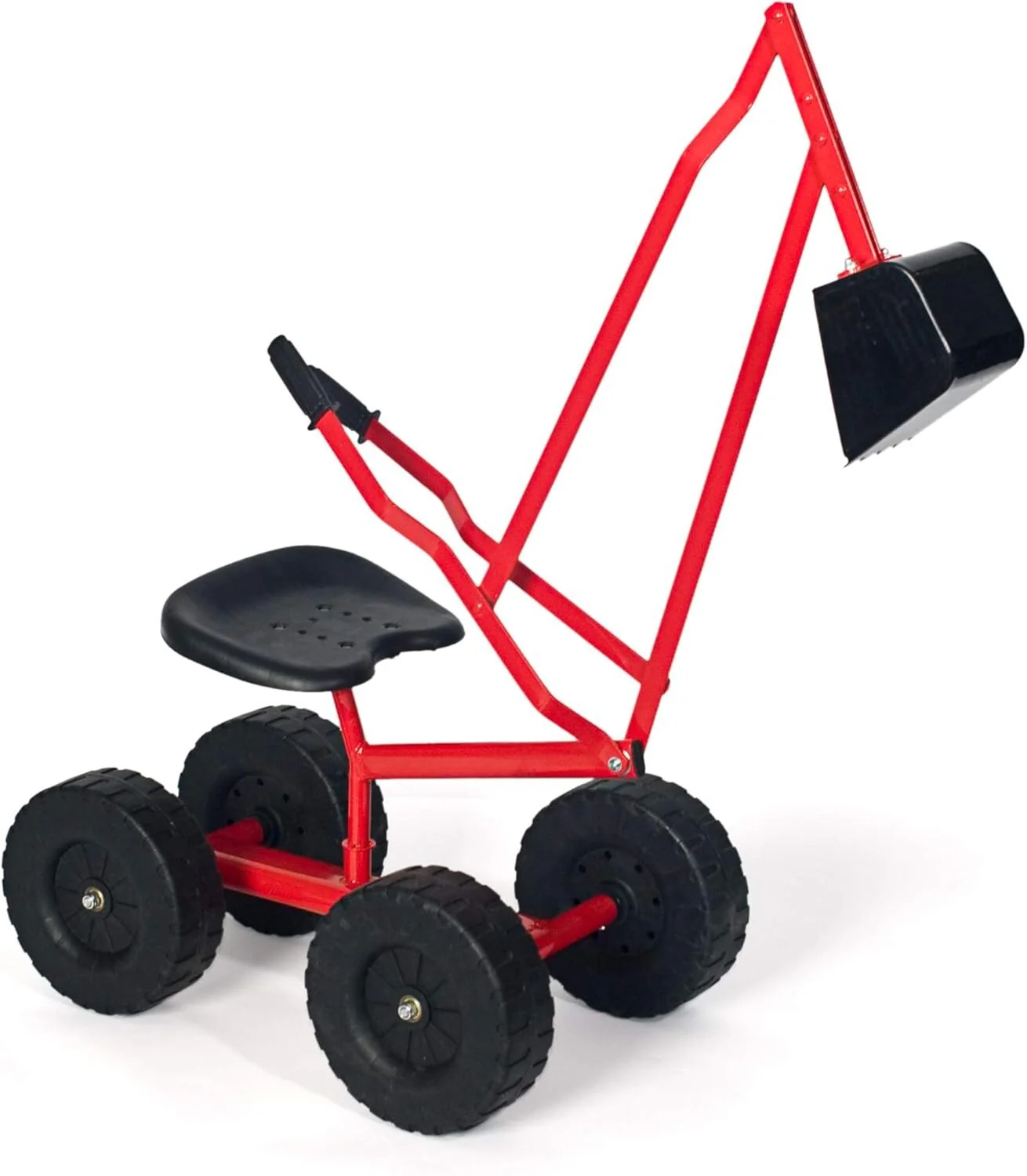 Sturdy 360° Ride-On Sand Digger Excavator Toy for Kids Ages 4+ with 70 lb Capacity - Image 3