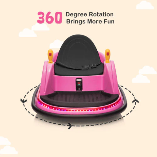 Stylish Pink 6V 7A.h Bumper Car for Endless Fun - Image 2