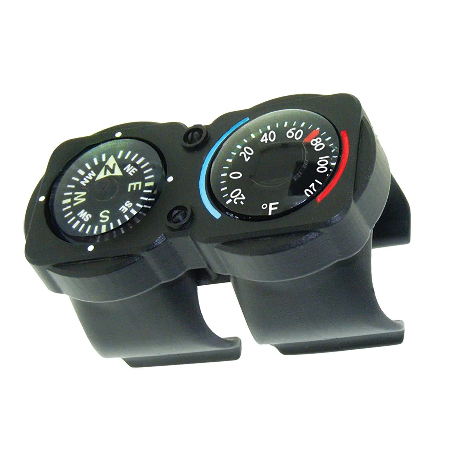 CyclGage Bike Thermometer and Compass for Handlebar Use