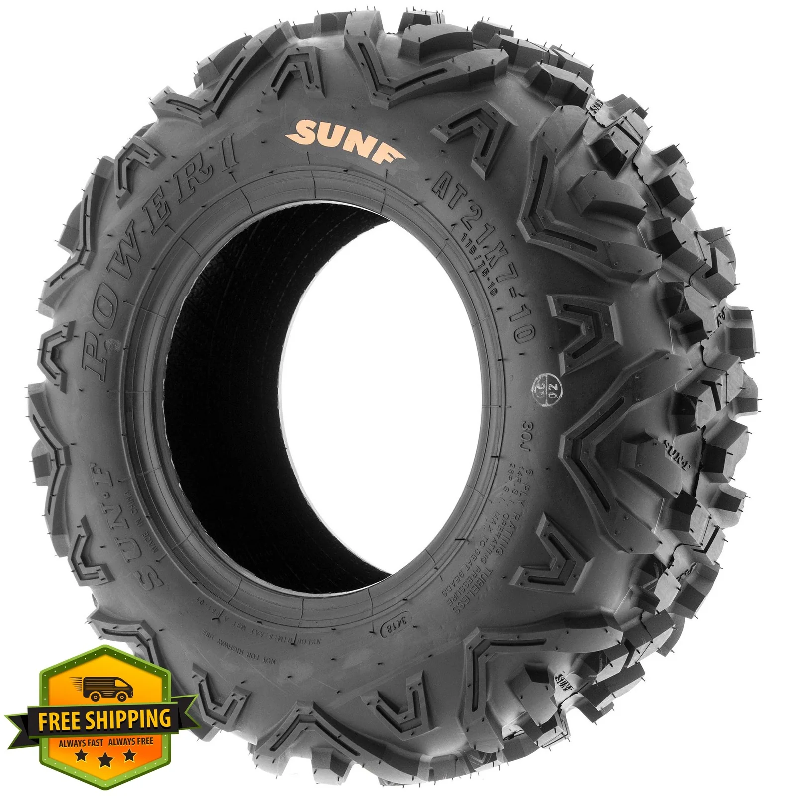 SUNF POWER II 145/70-6 ATV UTV Tire Set with 6 PR Rating - Image 3