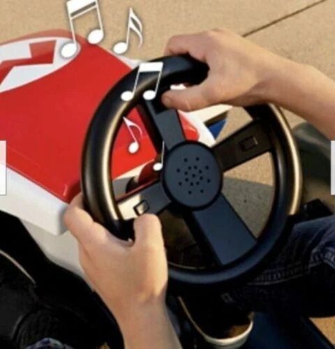 Super Mario Kart 24V Battery-Powered Ride-On Racer with 3 Speeds - Up to 8 Miles Per Hour - Image 4