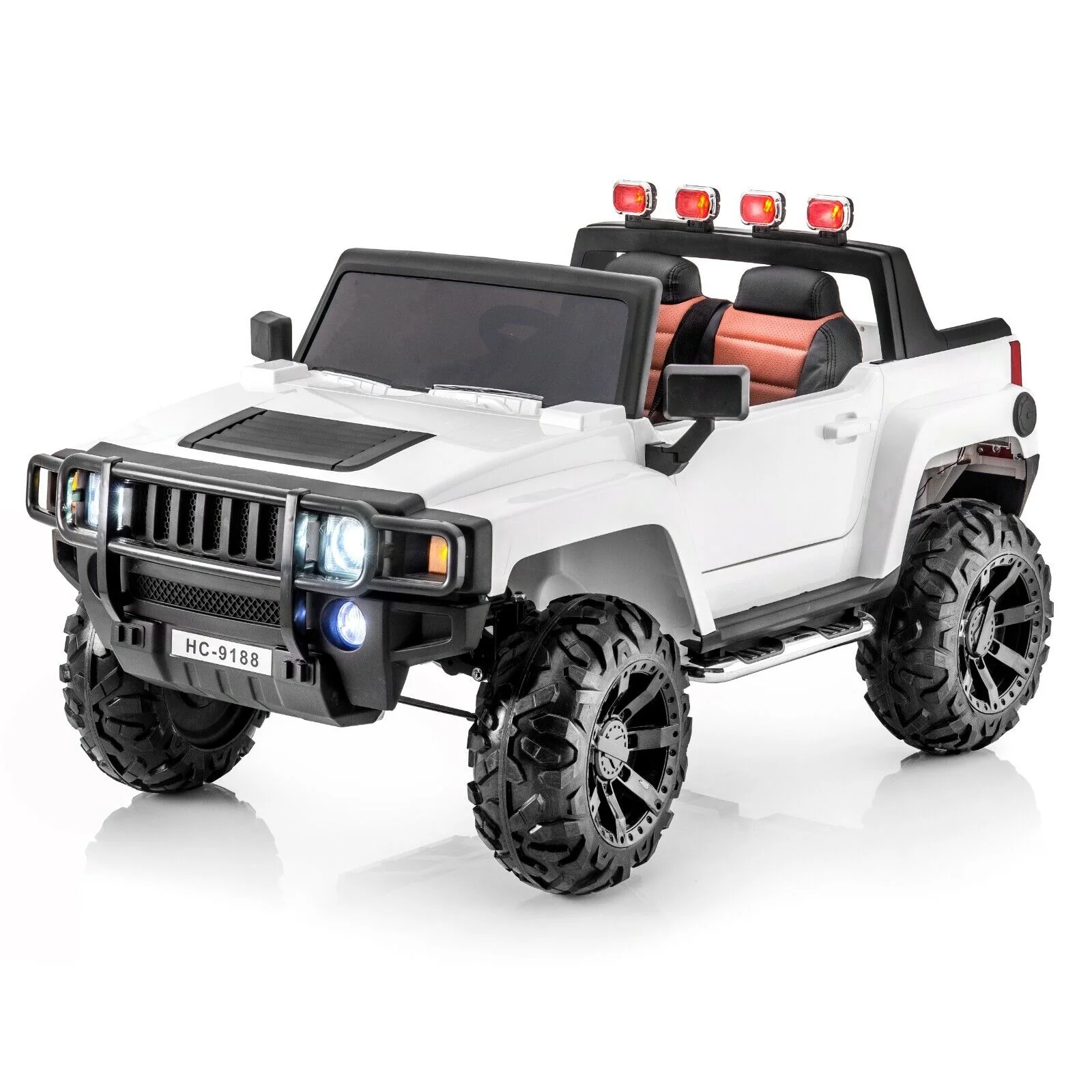 SUPERtrax® Brave Child's Ride On Car - Ivory - Image 11