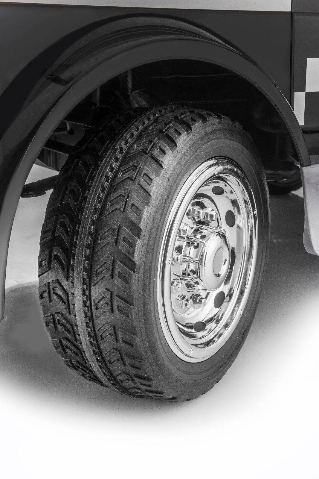SUPERtrax® Large Truck Emergency Children's Ride On 4WD Law Enforcement Vehicle - Ebony. - Image 11