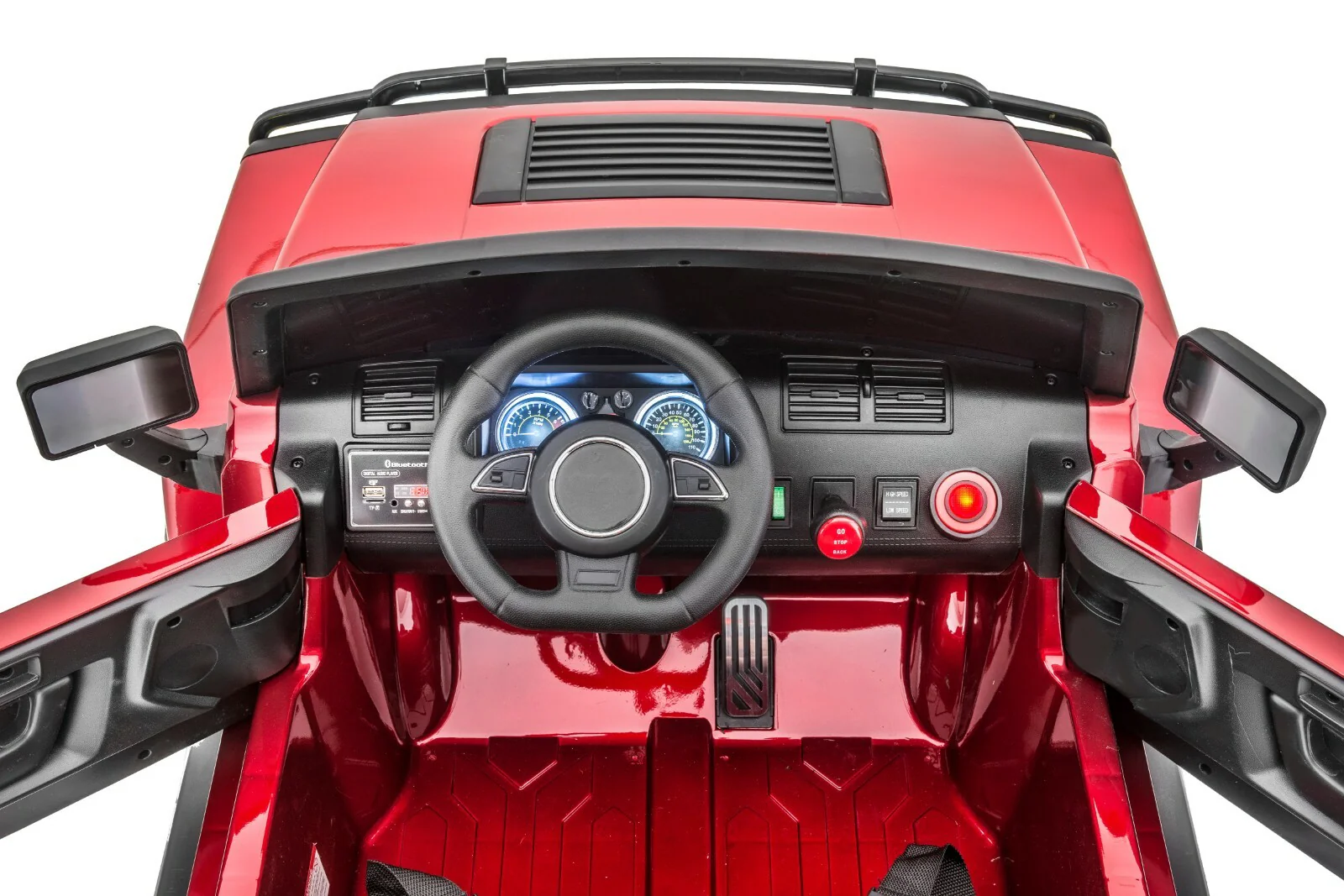 12V 4x4 Kids Ride-On Vehicle Glossy Red Warrior Model - Image 4