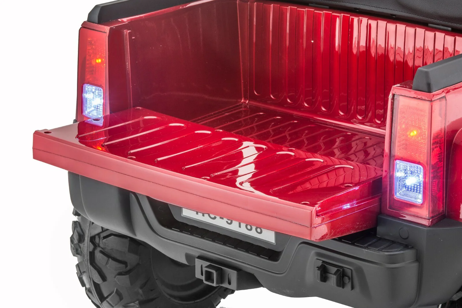 12V 4x4 Kids Ride-On Vehicle Glossy Red Warrior Model - Image 9