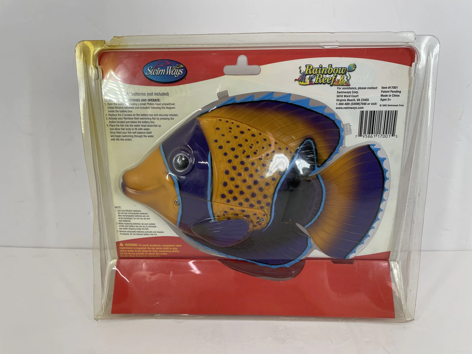 Swim Ways Rainbow Reef Robotic Angelfish Toy for Kids 5 and Up - 2002 Edition - Image 3