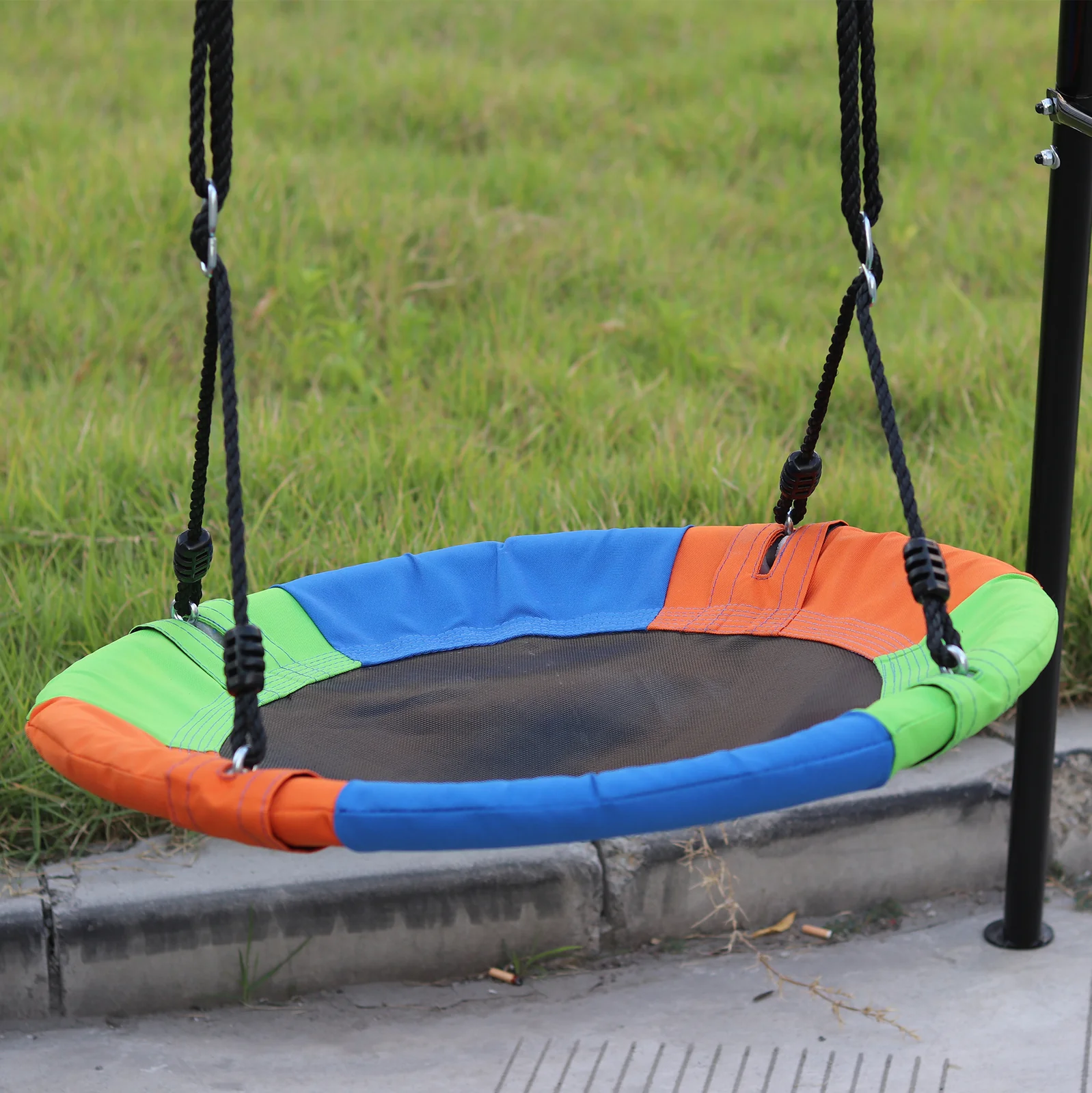 550LB Capacity Outdoor Backyard Swing Set with Slide for Kids - Image 6