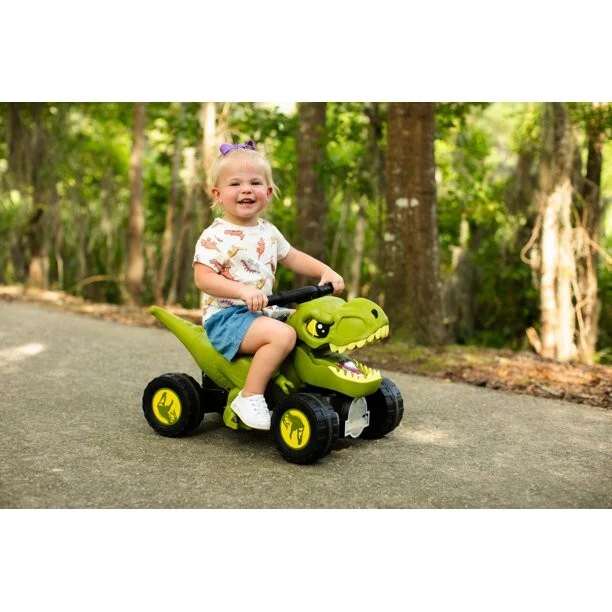 T-Rex Ride-On Dinosaur Power Car with 4 Wheels for Toddlers and Kids - Image 7
