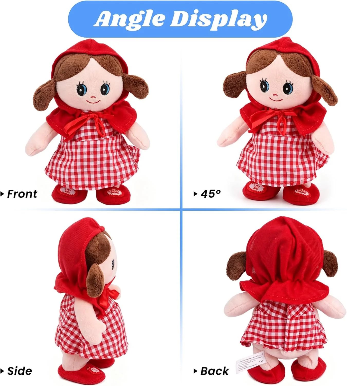 Interactive Walking Singing Doll That Repeats Your Words - Image 3