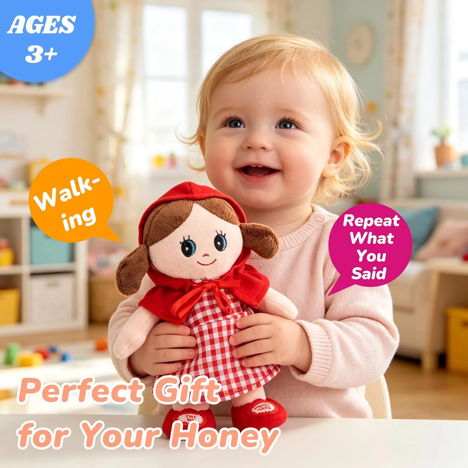 Interactive Walking Singing Doll That Repeats Your Words - Image 7