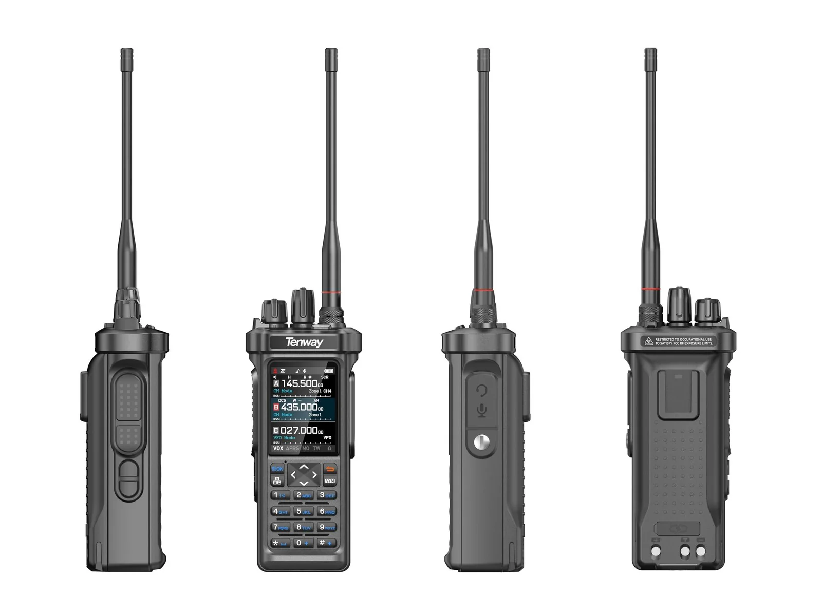 Tenway TP-900 Pro 10W Portable Ham Radio with GPS, APRS, and NOAA Features - Image 11