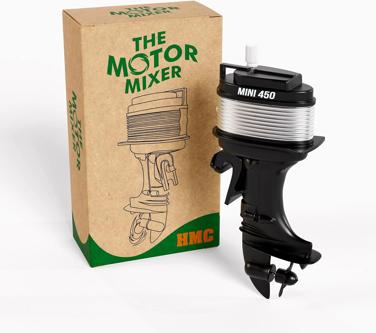 HMC Wind-Up Outboard Coffee Mixer Boat Motor Mini B - Image 9