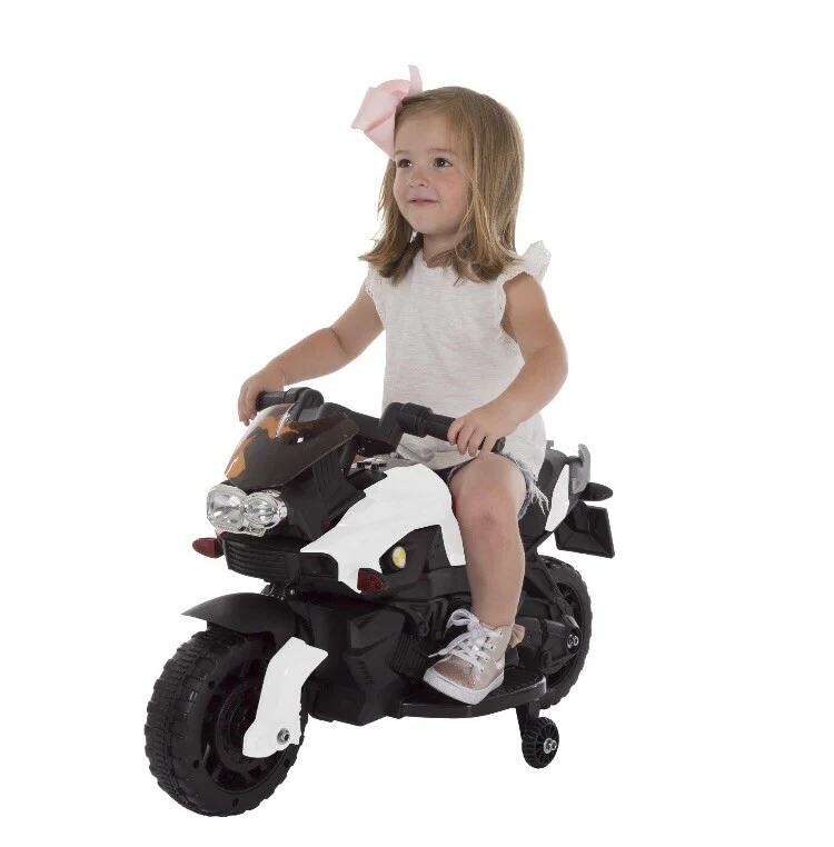 2-Wheel Ride-On Motorcycle Toy with Training Wheels for Kids by Little Rider - Image 9