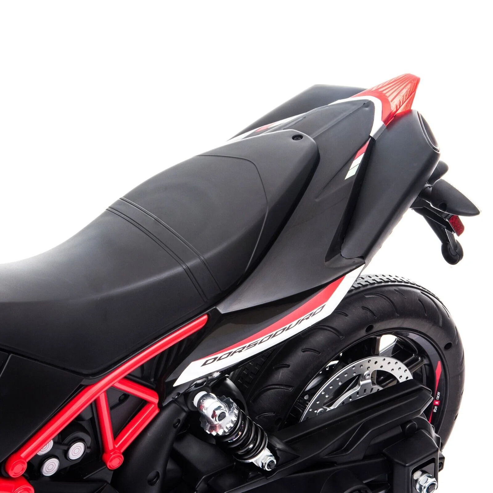 TOBBI 12V Aprilia Licensed Electric Ride-On Motorcycle for Kids with Training Wheels - Image 8