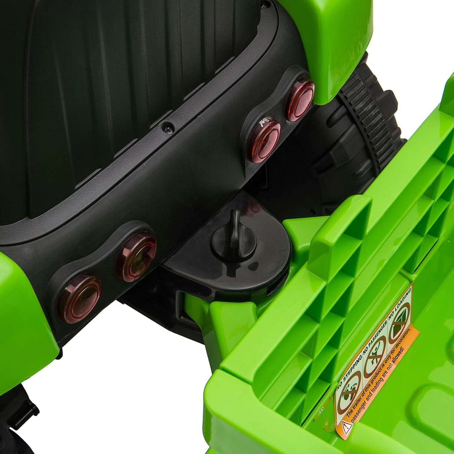 TOBBI 12V Battery-Powered Toy Tractor with Trailer for Kids - Electric Ride-On Vehicle - Image 11