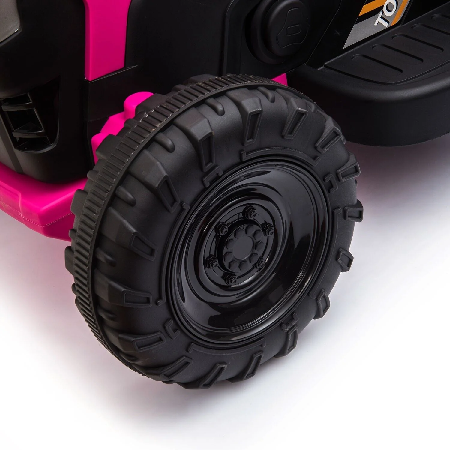 TOBBI 12V Electric Kids Tractor with Trailer and Dual Motors - Image 6