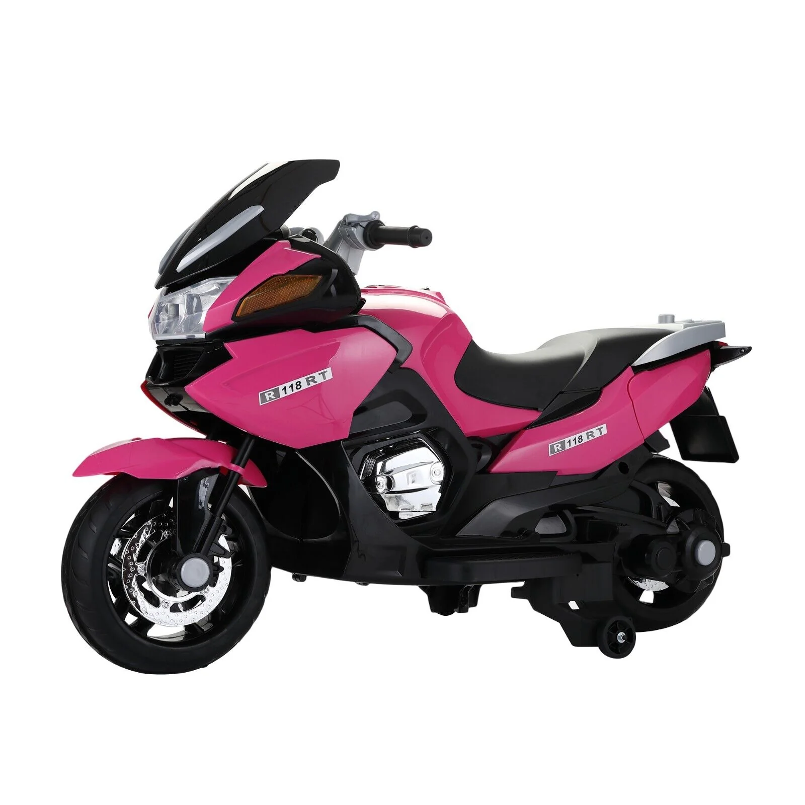 TOBBI 12V Electric Motorcycle for Kids with Training Wheels - Battery Powered Ride-On Toy - Image 3