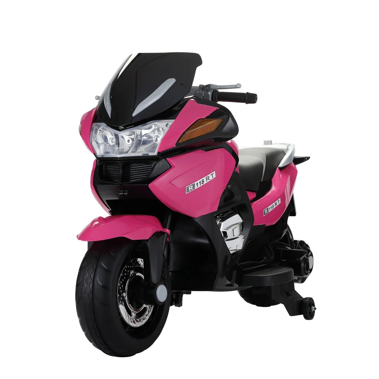 TOBBI 12V Electric Ride-On Motorcycle for Kids with Training Wheels - Image 4