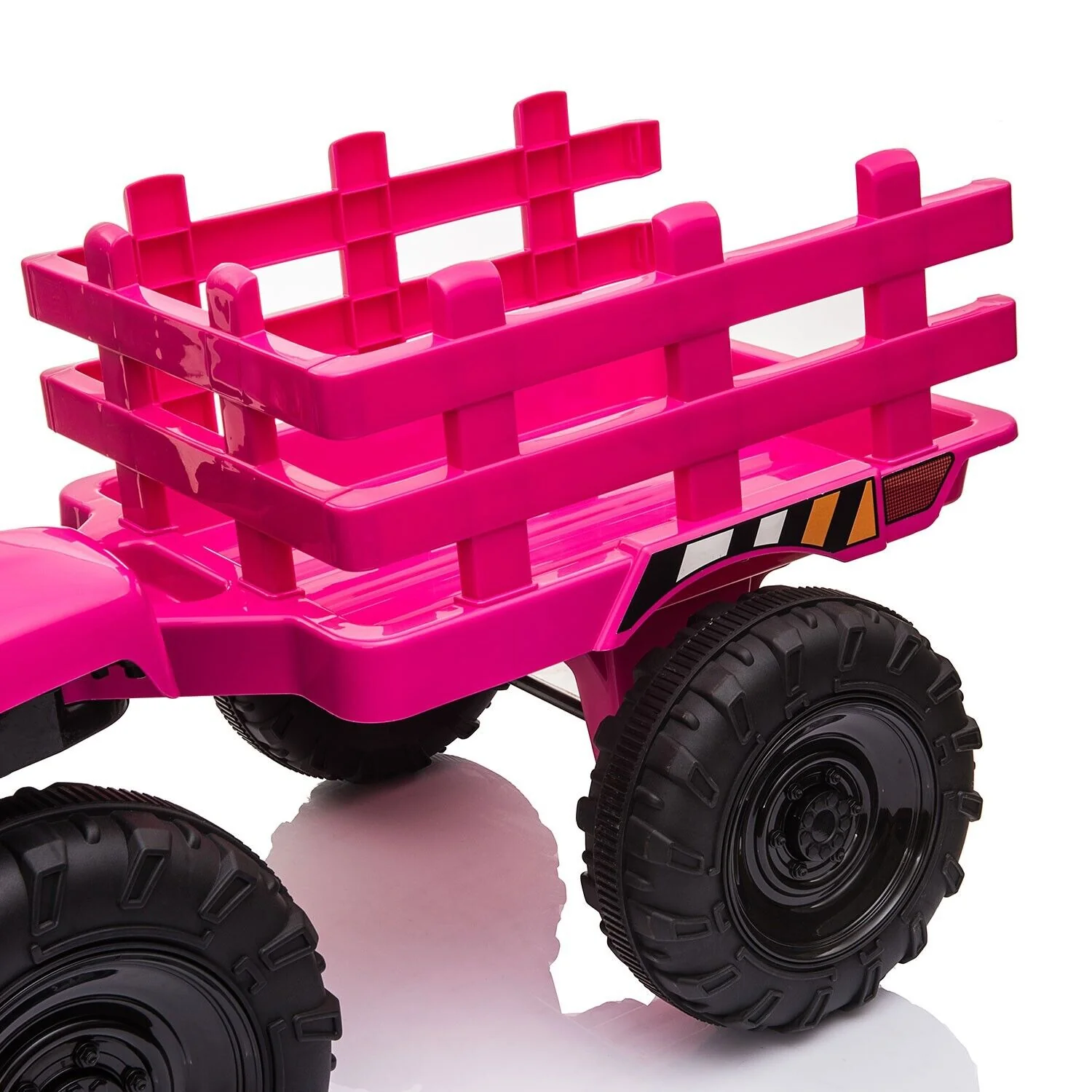 TOBBI 12V Electric Tractor for Kids with Trailer and Dual Motors - Perfect Gift for Young Drivers - Image 10
