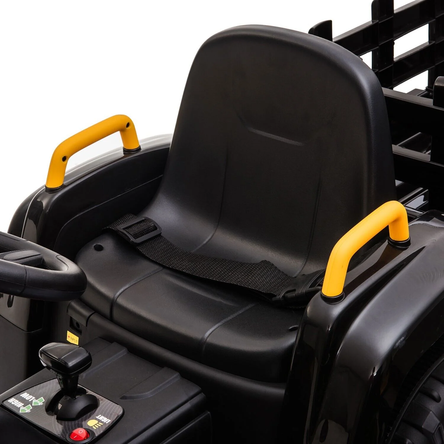 TOBBI 12V Electric Tractor Ride-On Toy Car with Trailer for Kids - Image 4