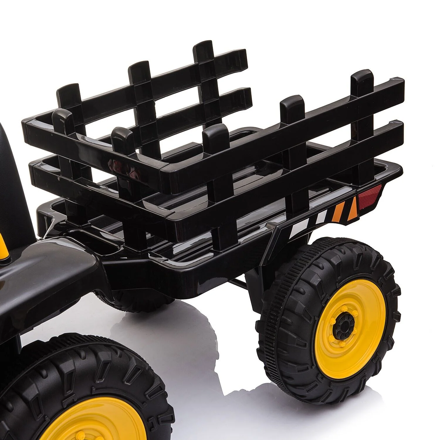 TOBBI 12V Electric Tractor Ride-On Toy with Trailer for Kids - Battery Powered Vehicle - Image 5