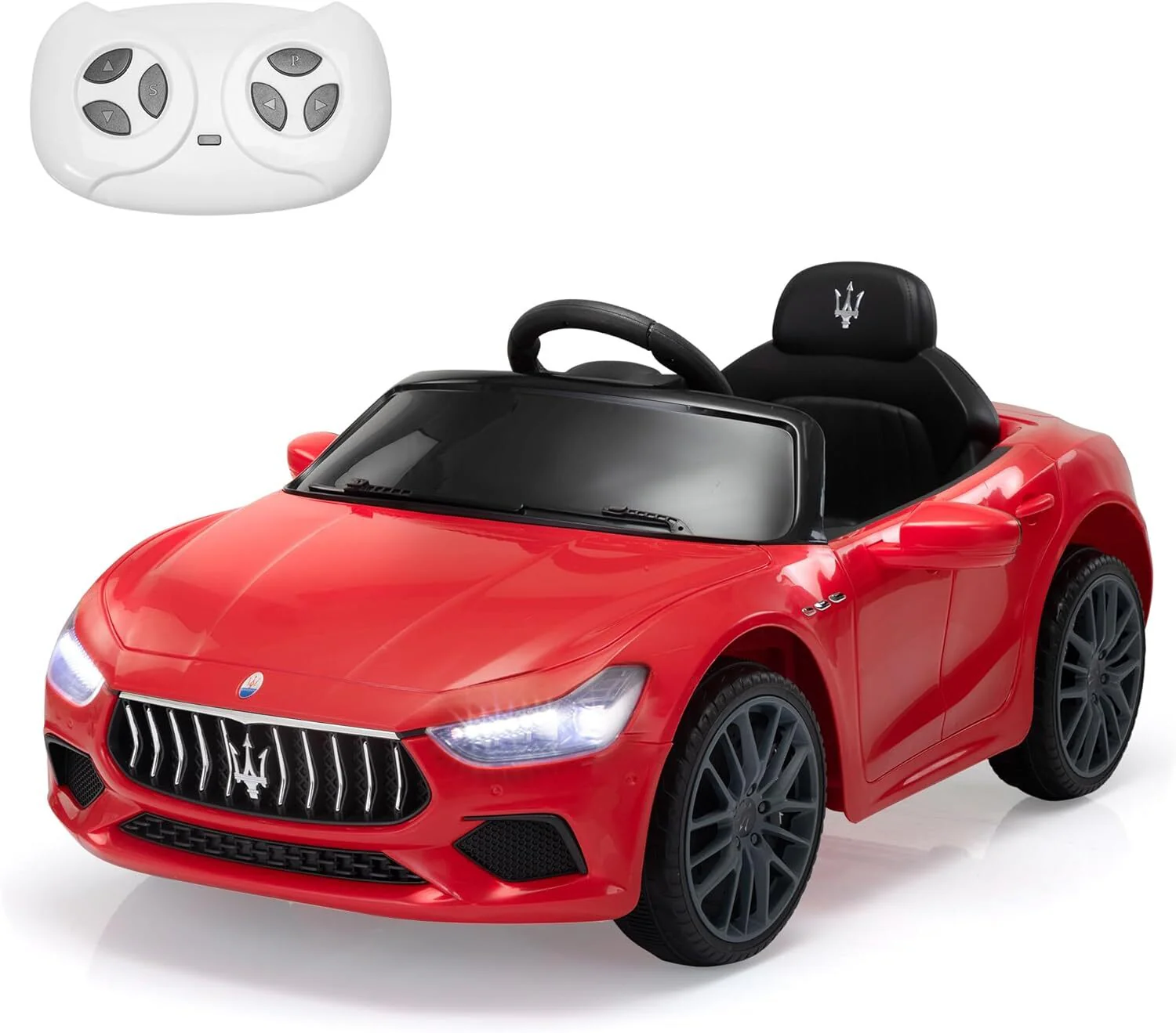 12V Licensed Maserati Ghibli Electric Ride-On Car Toy for Kids Boys and Girls - Image 18