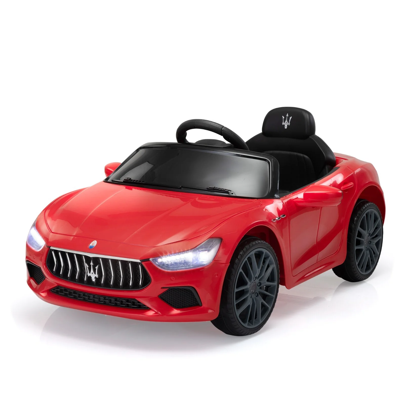 12V Licensed Maserati Ghibli Electric Ride-On Car Toy for Kids Boys and Girls - Image 2