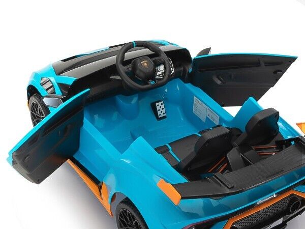 TOBBI 12V Kids Electric Lamborghini STO Sports Car with Remote Control - Image 9