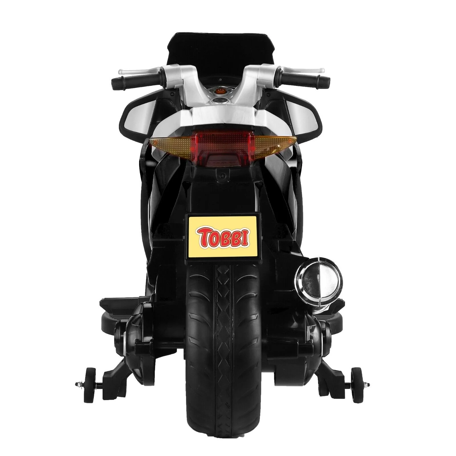 TOBBI 12V Kids Electric Motorcycle with Training Wheels - Dirt Bike Motorbike for Young Riders - Image 5