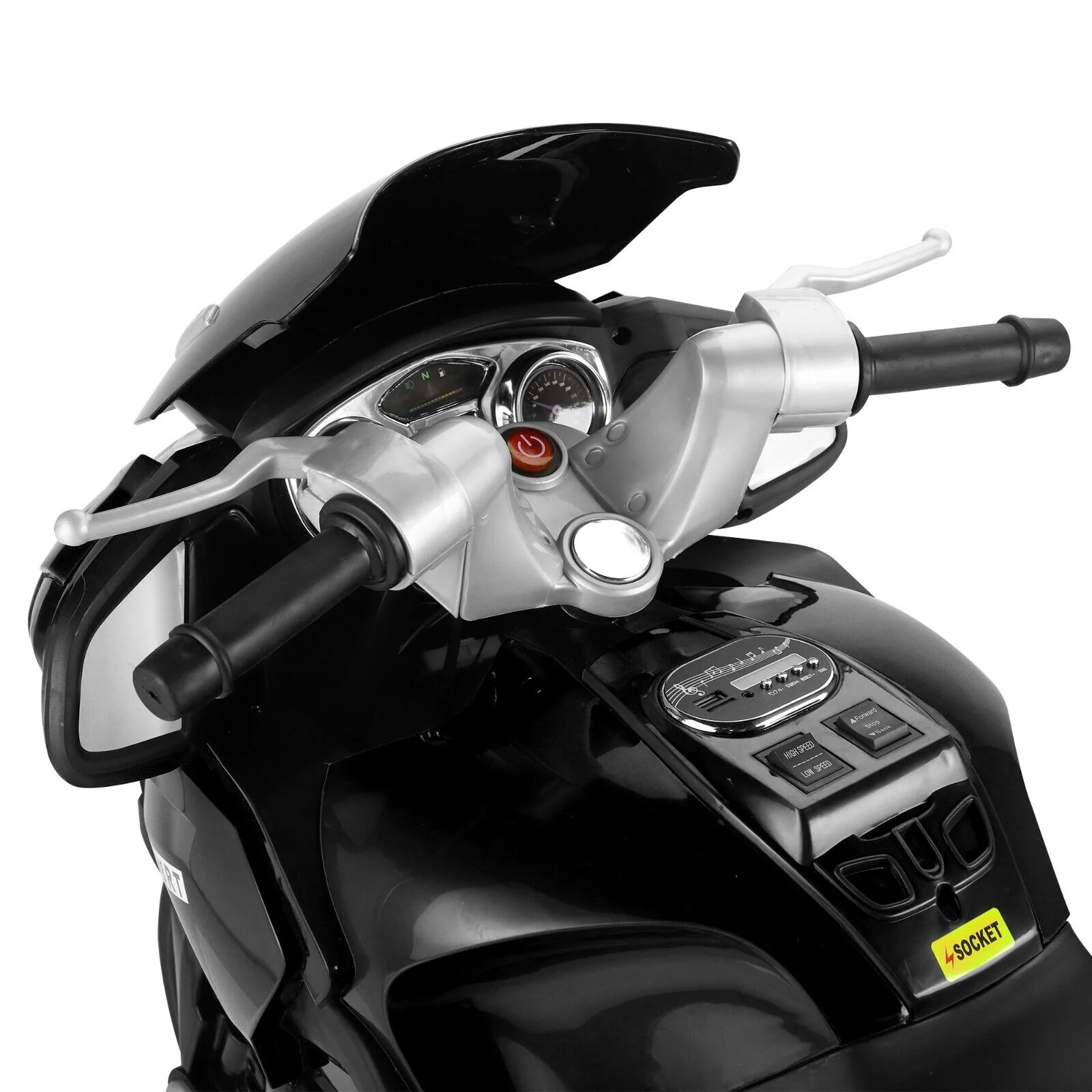 TOBBI 12V Kids Electric Motorcycle with Training Wheels - Dirt Bike Motorbike for Young Riders - Image 8