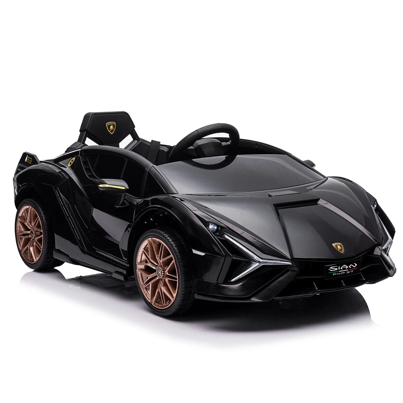 TOBBI 12V Kids Lamborghini SIAN Electric Car with Remote Control - Perfect for Little Drivers! - Image 4