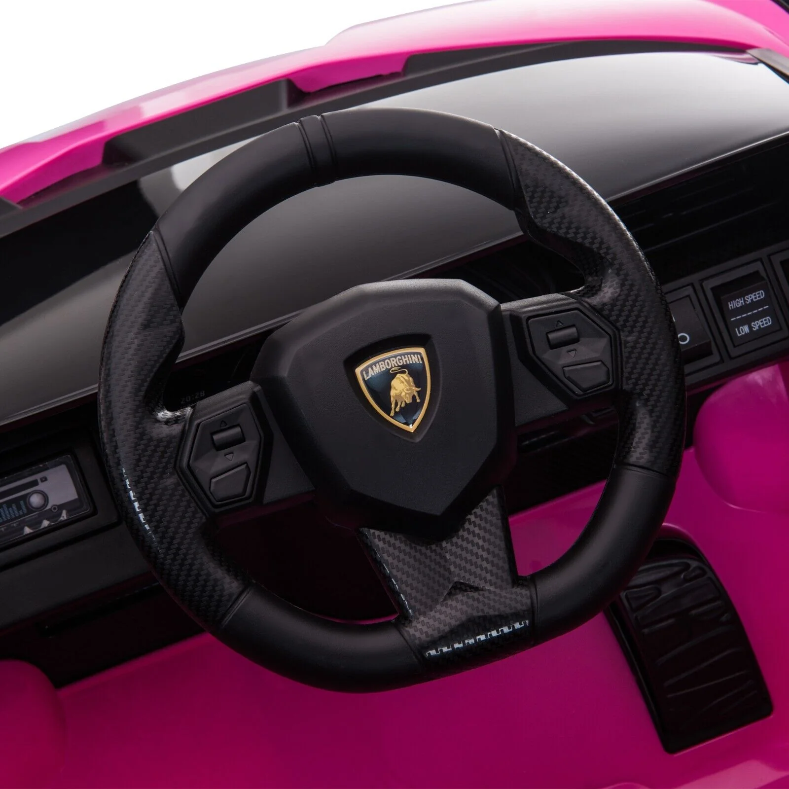 TOBBI 12V Kids Lamborghini SIAN Electric Ride-On Car with Parental Remote Control - Image 5