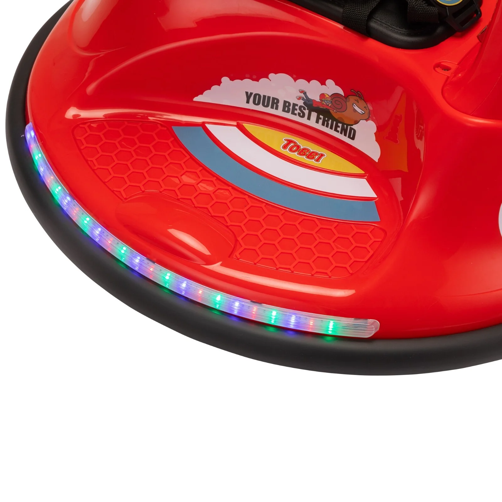 12V Electric Ride-On Snail Bumper Car with Remote Control for Toddlers - Image 13