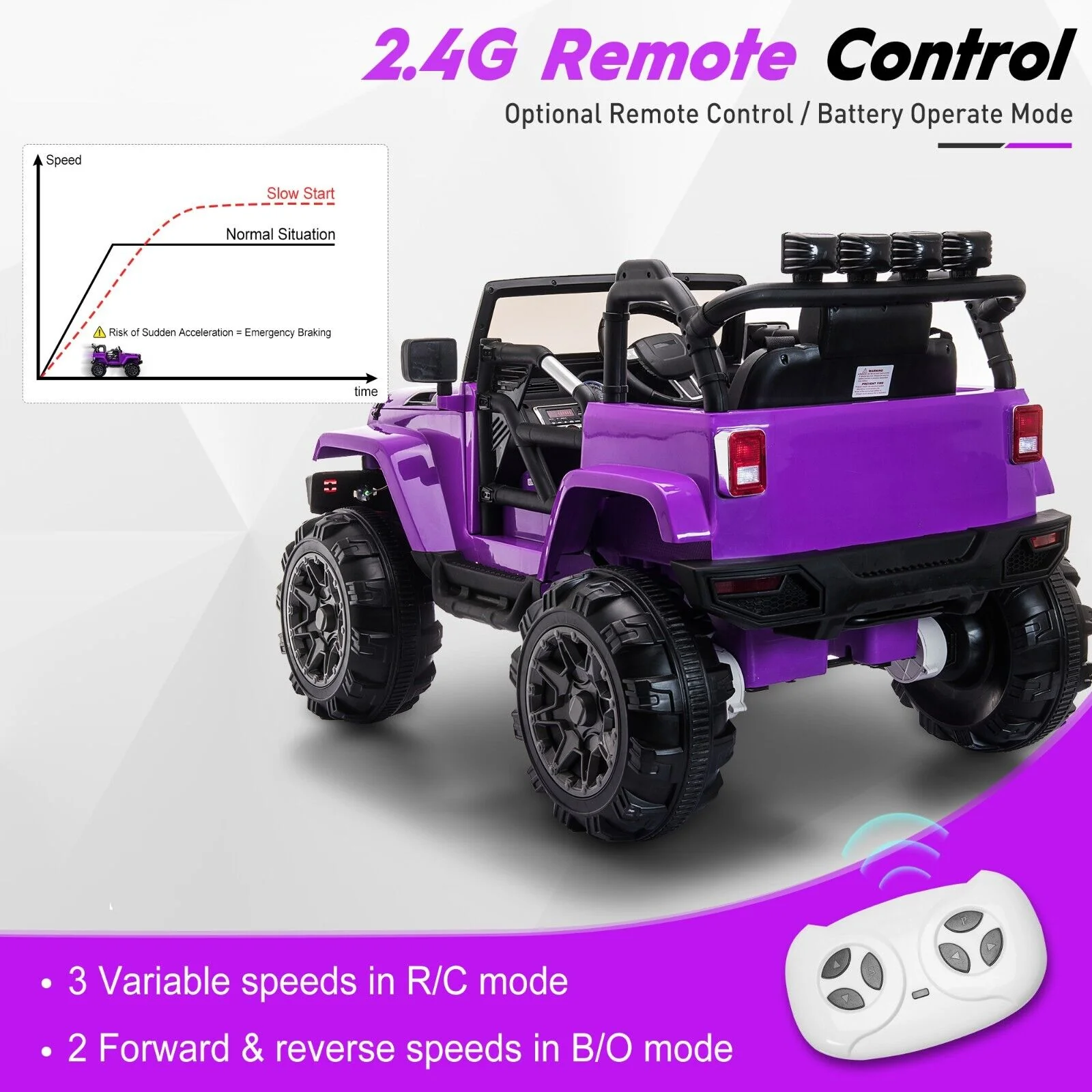 TOBBI 12V Kids Ride On Electric Truck with Remote Control - Perfect for Young Drivers! - Image 9
