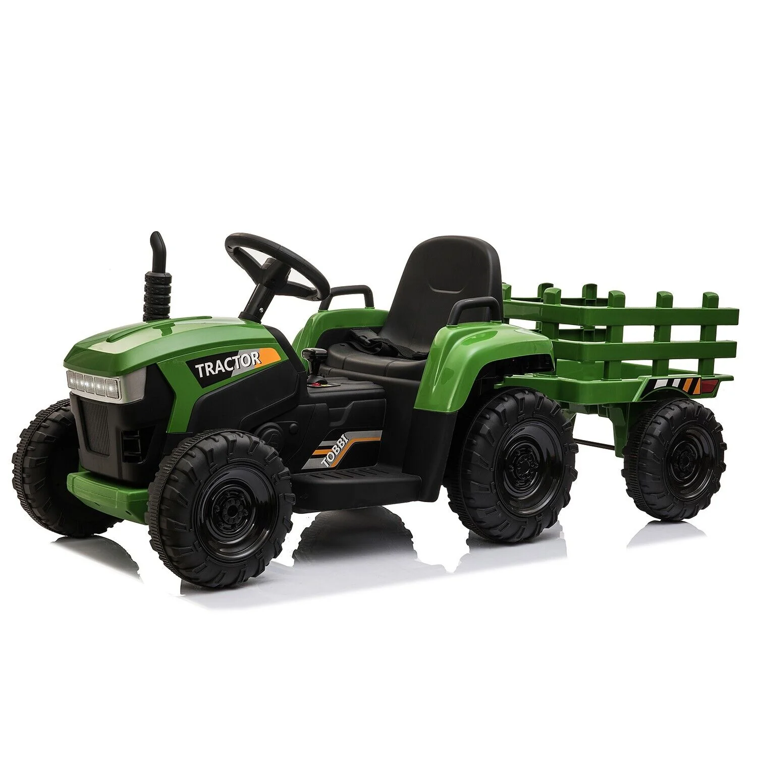 TOBBI 12V Kids Ride-On Tractor with Detachable Trailer - Electric Vehicle for Endless Fun! - Image 4