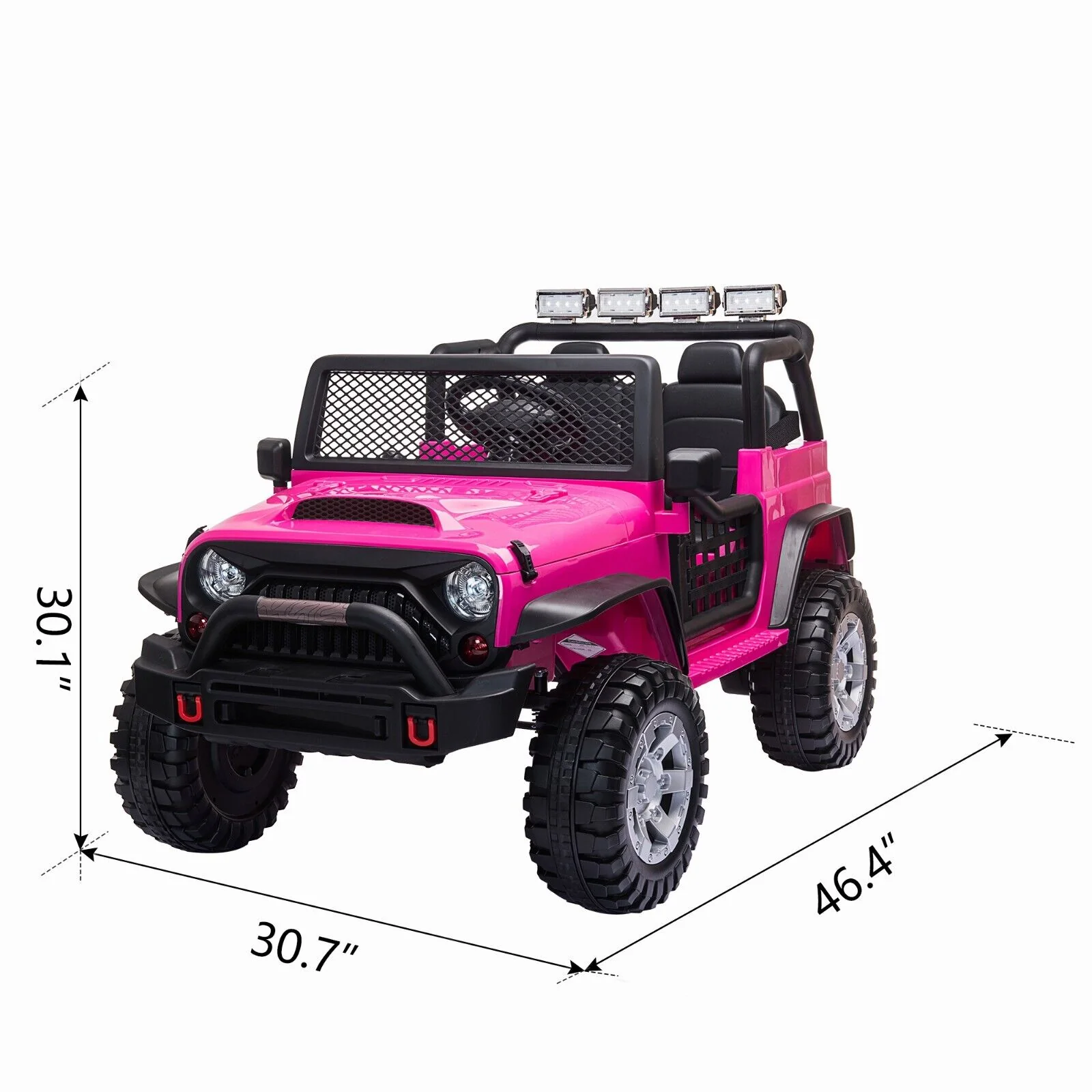 TOBBI 12V Kids Ride-On Truck with Remote Control and Electric Battery Power - Image 3