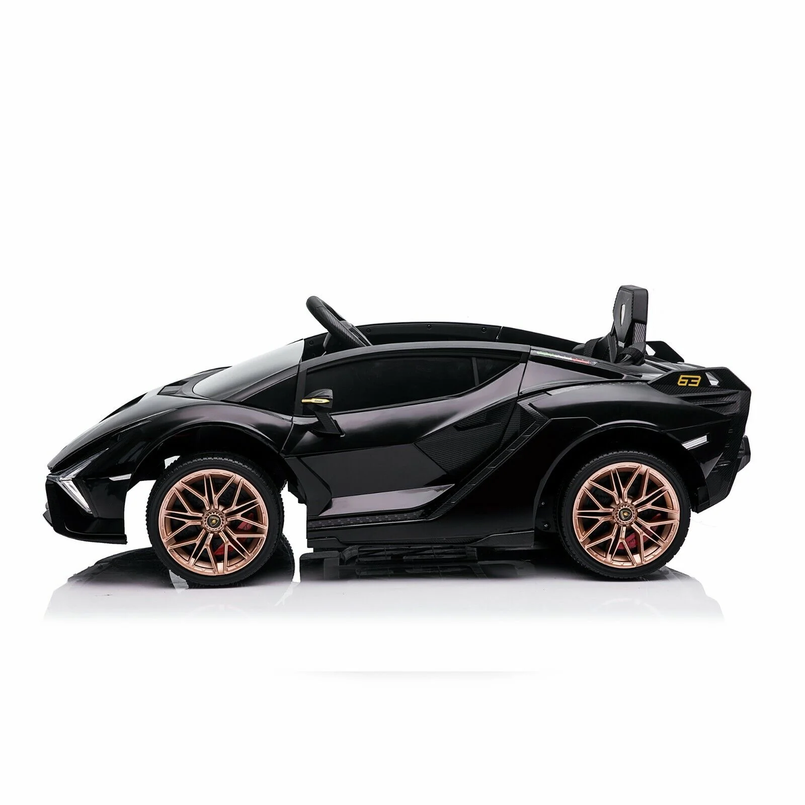 TOBBI 12V Lamborghini Sian Licensed Kids Electric Ride on Car with Parental Remote Control - Image 10