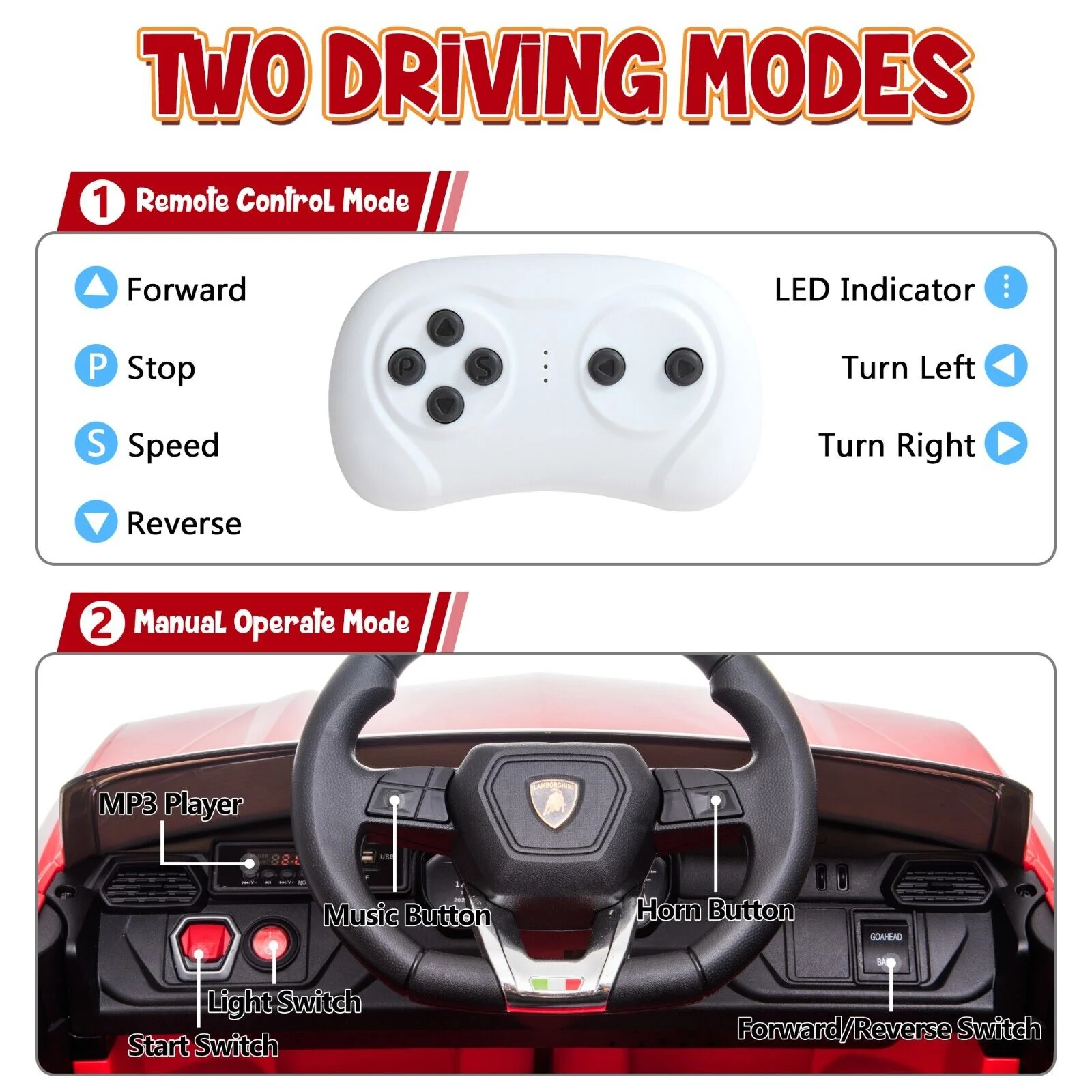 TOBBI 12V Lamborghini Urus Kids Ride-On Car with Remote Control - Licensed Electric Toy in 4 Vibrant Colors - Image 27
