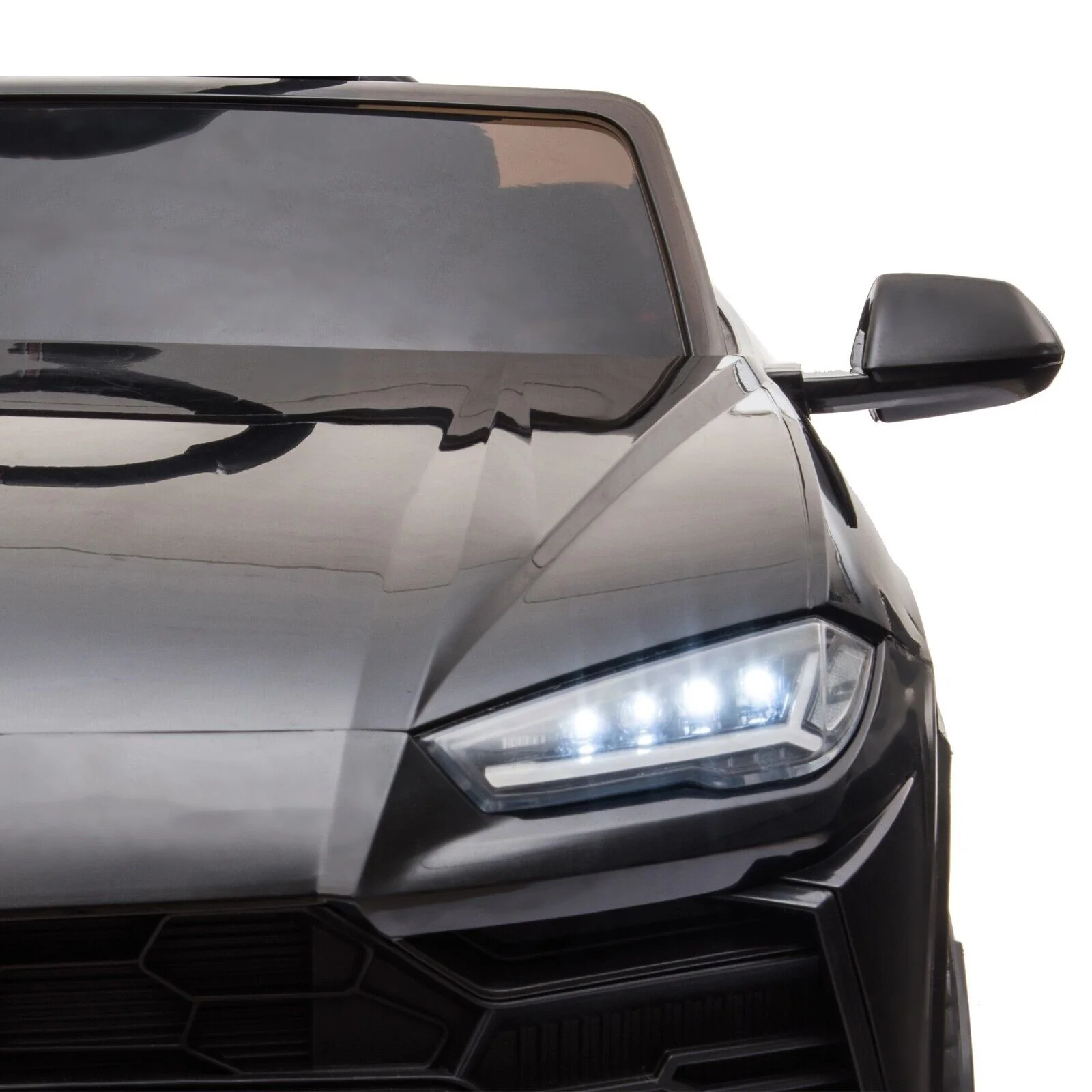 TOBBI 12V Lamborghini Urus Licensed Kids Ride on Car with Music - Black - Image 8