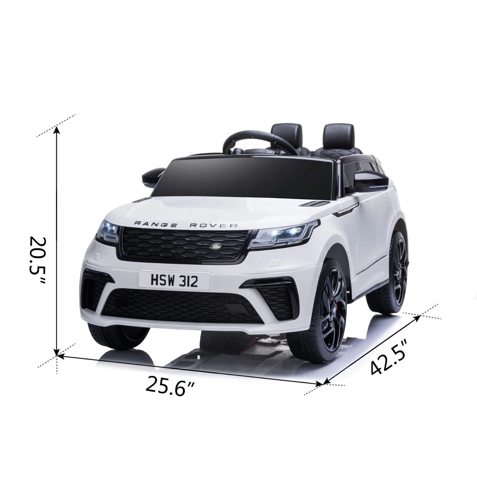 TOBBI 12V Licensed Kids Electric SUV Range Rover Velar with Remote Control - Image 2