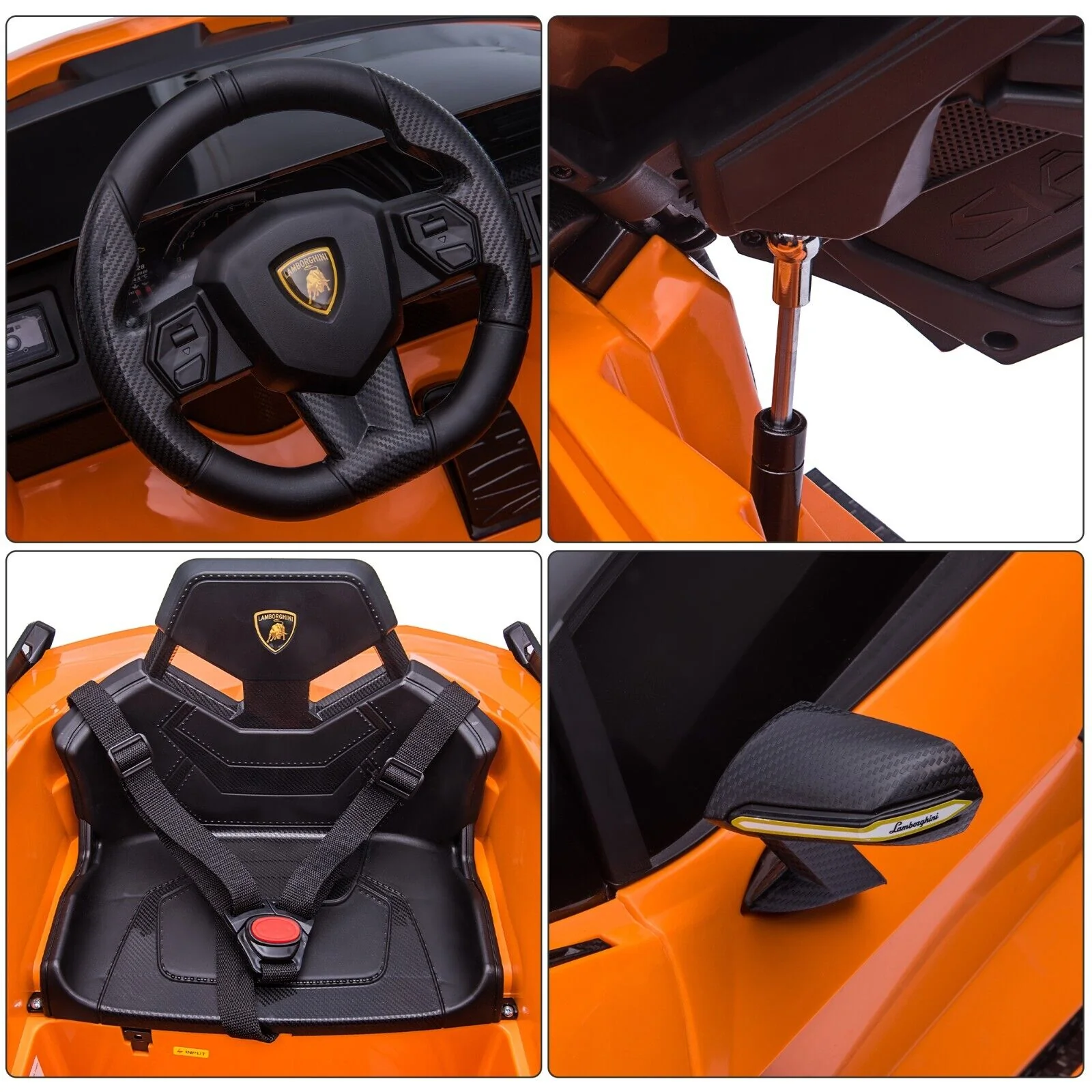 TOBBI 12V Licensed Lamborghini Sian Battery Powered Ride On Car for Kids with Remote Control - Image 7