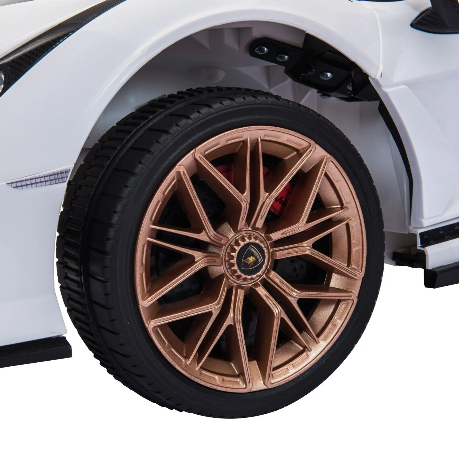 TOBBI 12V Licensed Lamborghini Sian Ride-On Car for Kids with Remote Control, Scissor Doors, and MP3 Player - Image 4