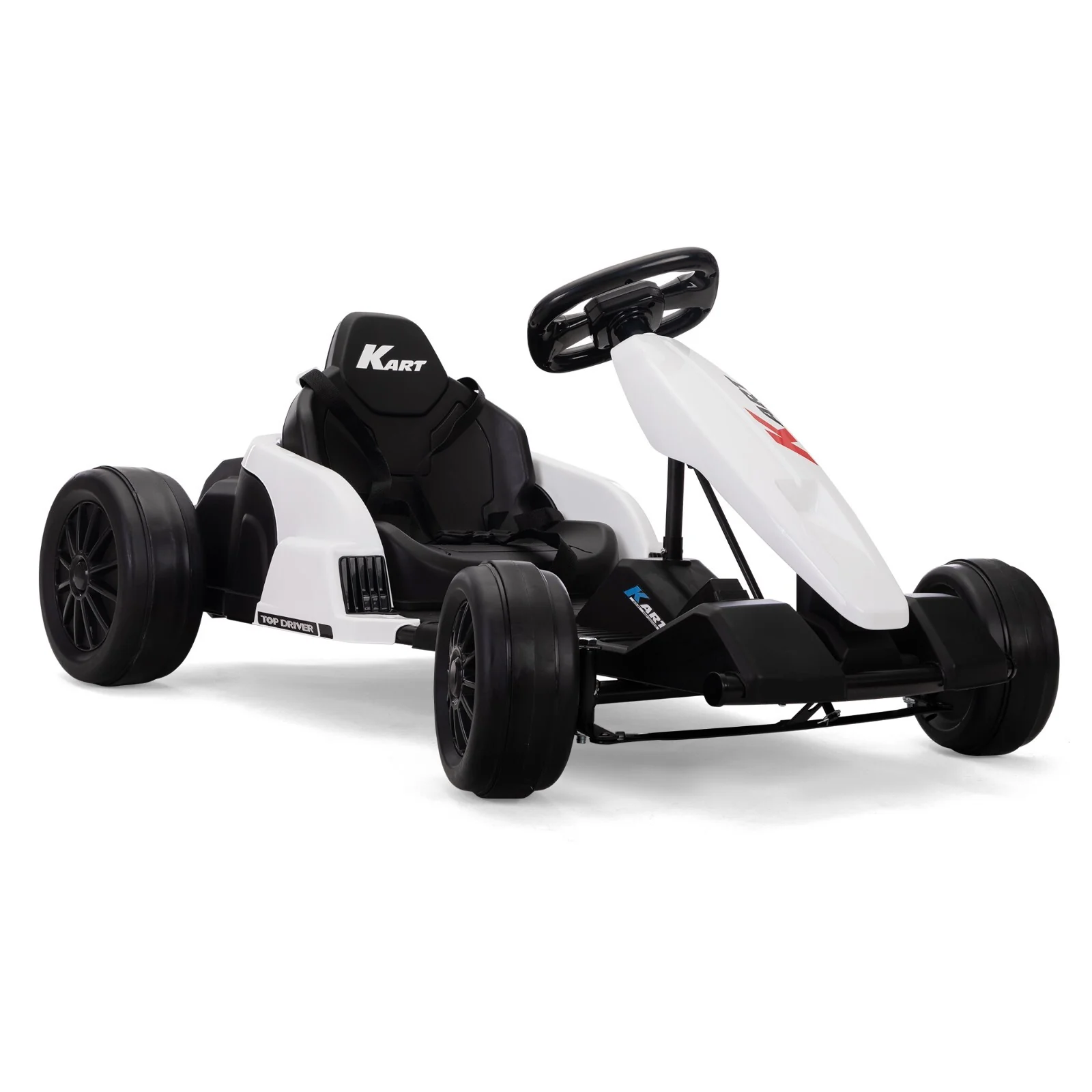 24V Electric Ride-On Go Kart for Kids Ages 4-16 with Drifting and Racing Features - Image 11
